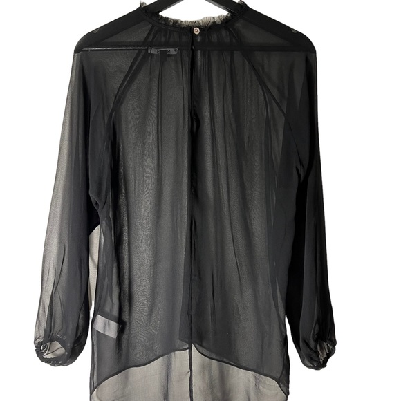 Women’s Naven Silk Sheer Black Top - Picture 5 of 9